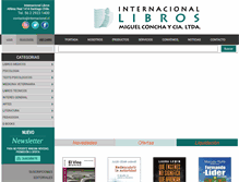 Tablet Screenshot of internacional.cl